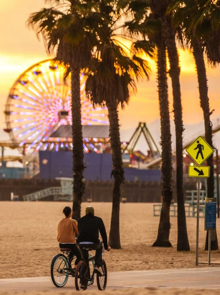 Santa Monica beach pier
